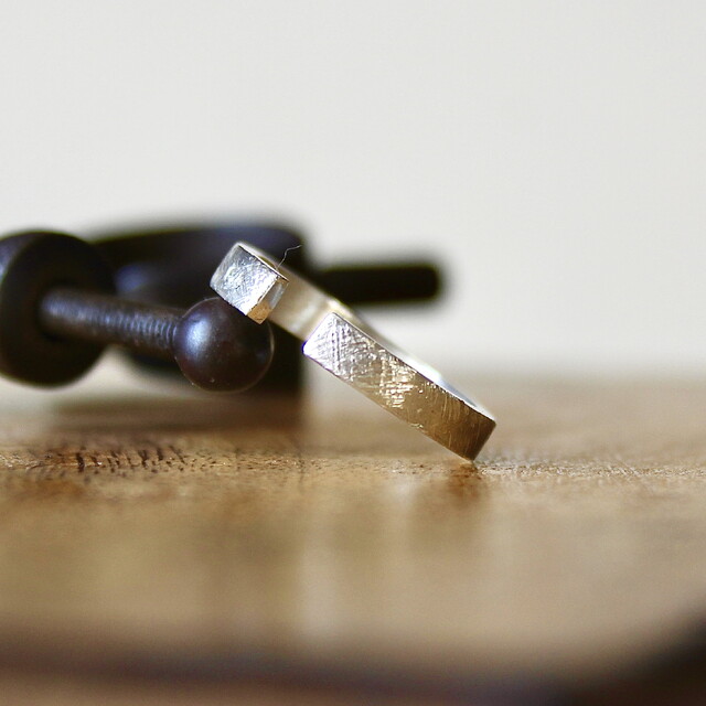 Anillo MAN Rusk Plata pequeño