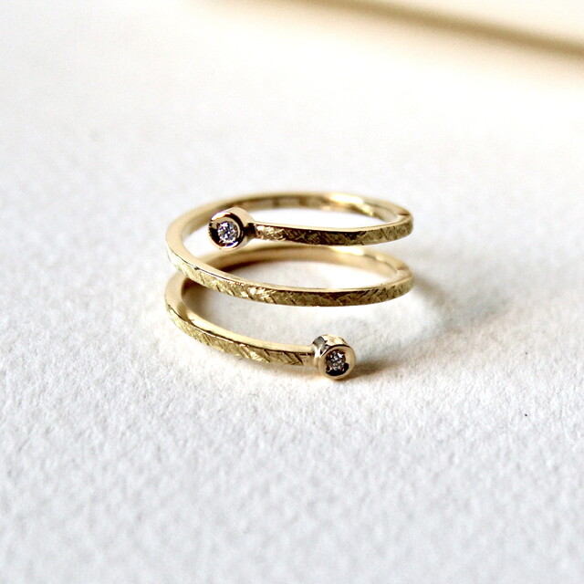 Anillo de compromiso Vinyet Oro y Diamante
