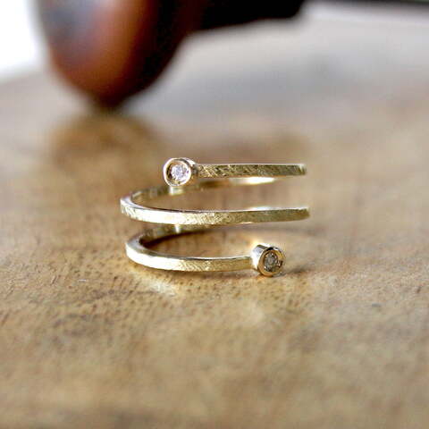 Anillo de compromiso Vinyet Oro y Diamante