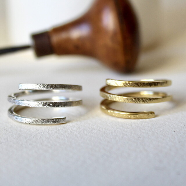 Anillo DUO Plata Oro