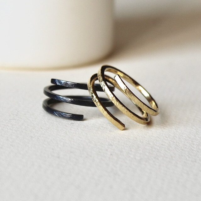 Anillo DUO Black Oro