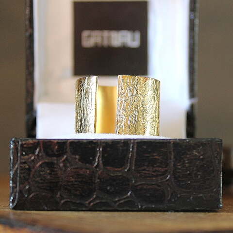 Anillo MAN Rusk Plata con Baño de Oro