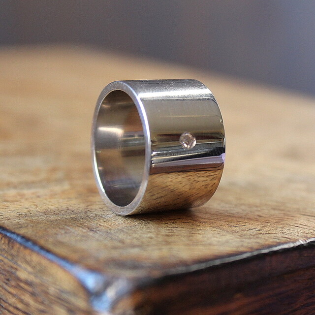 Anillo MAN Mirror maxi Diamante