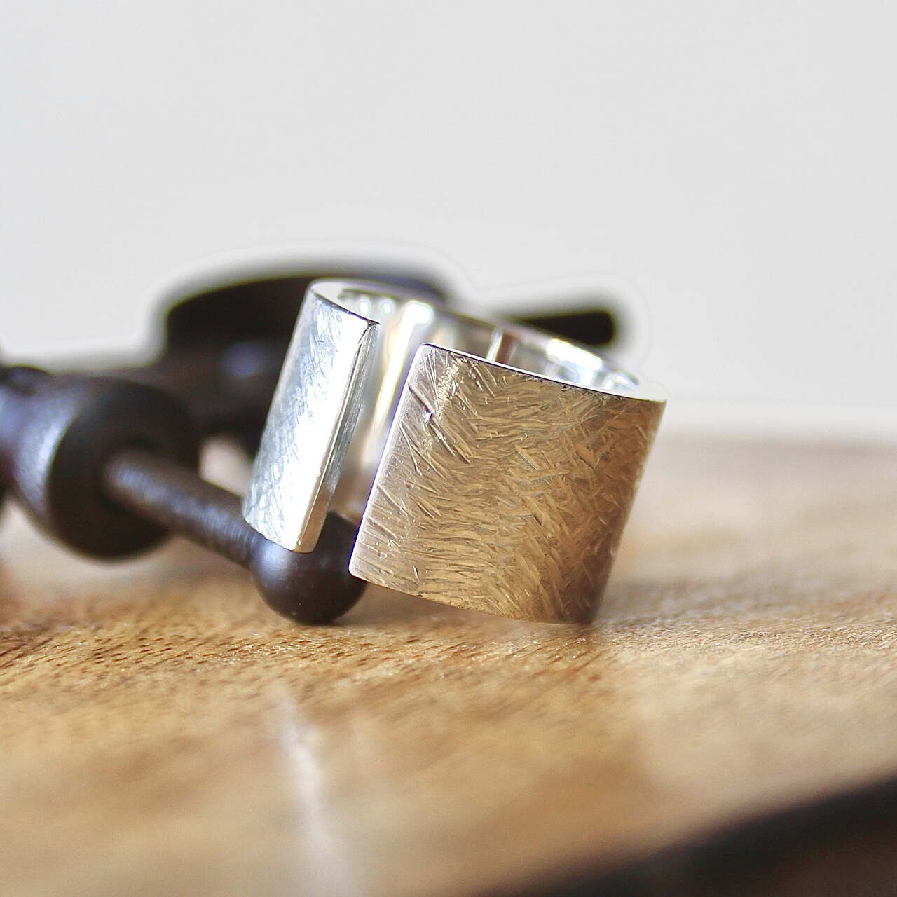 Anillo MAN Rusk  Plata Grande