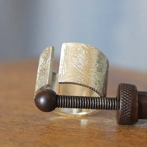 Anillo MAN Rusk  Plata Grande