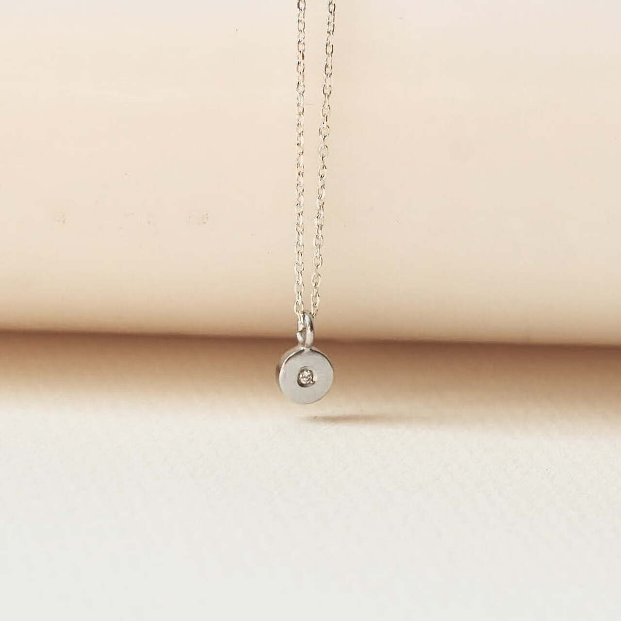 Colgante Nora Plata y Diamante