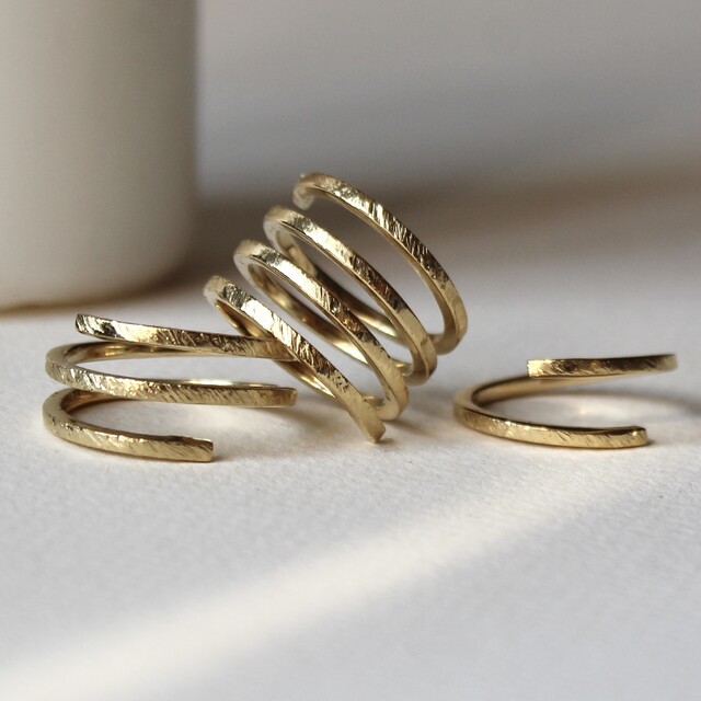 Anillo Elna Plata con Baño de Oro