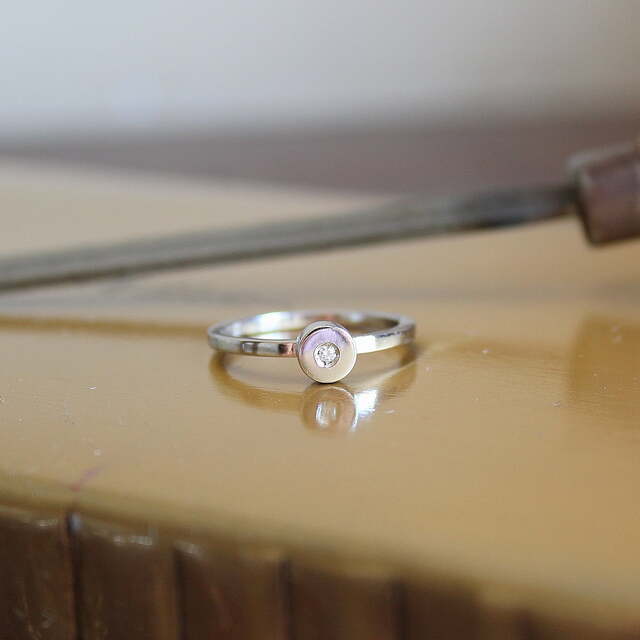 Anillo Nina Oro Diamante