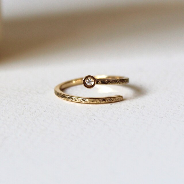 Anillo Aura Oro y Diamante