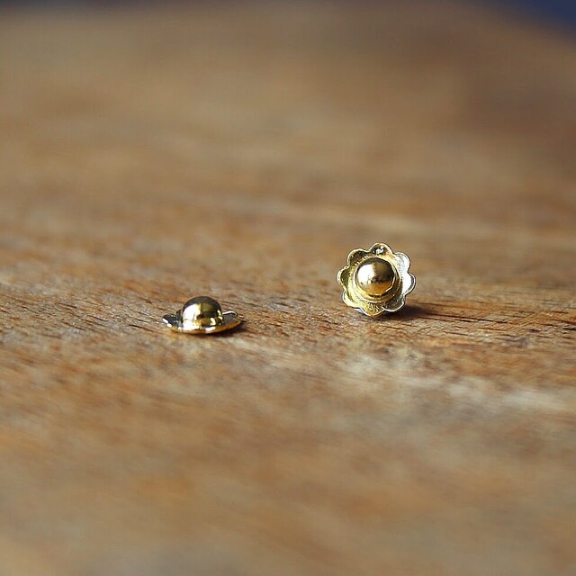 Pendiente-piercing Juliette Oro y Diamante