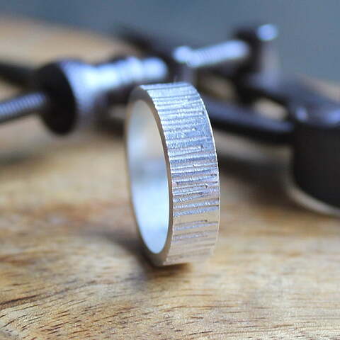 Anillo MAN Roc Plata