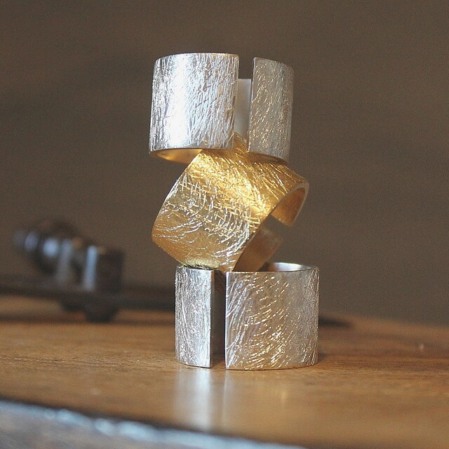 Anillo Rusk Plata Grande
