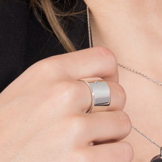 Anillo Mirror Maxi Diamante