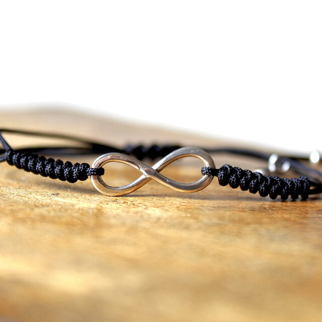 Pulsera MAN Infinito Plata