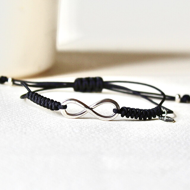 Pulsera MAN Infinito Plata