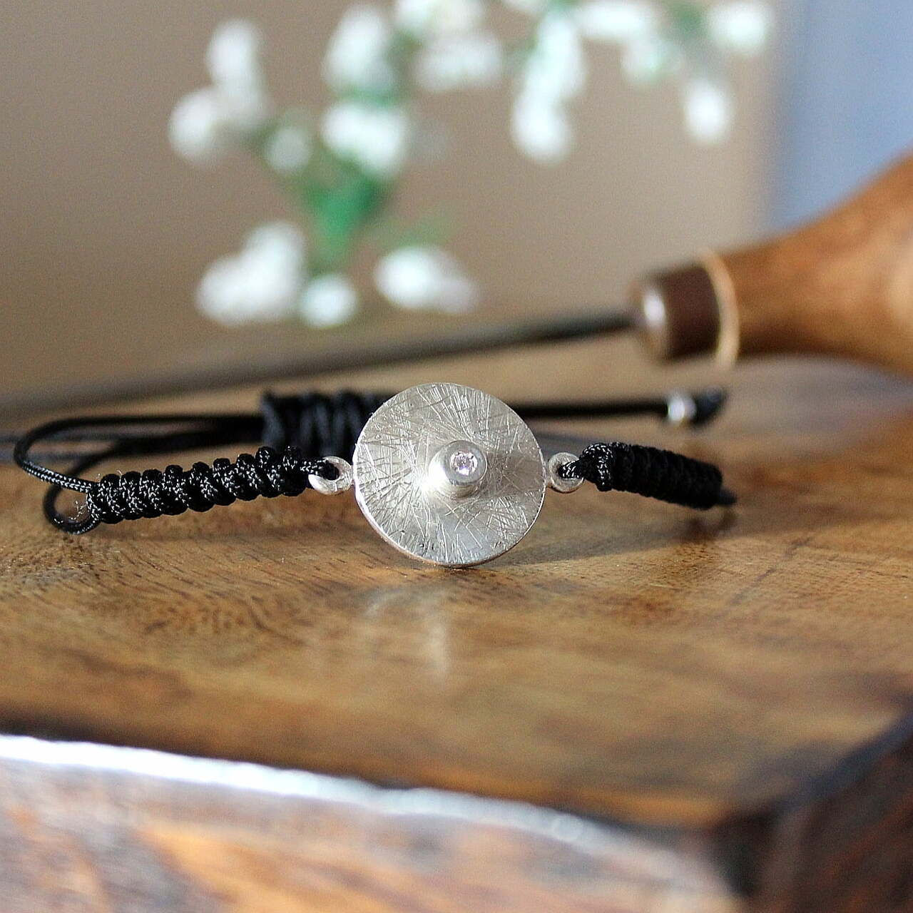 Pulsera Quer Plata y Diamante