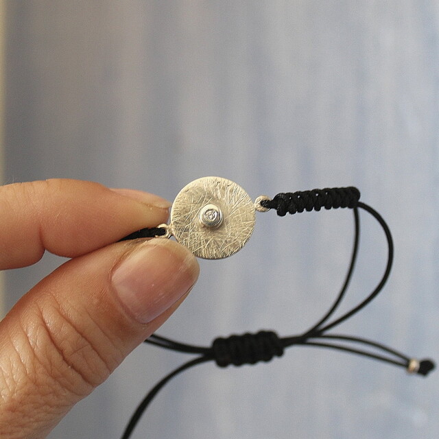 Pulsera Quer Plata y Diamante