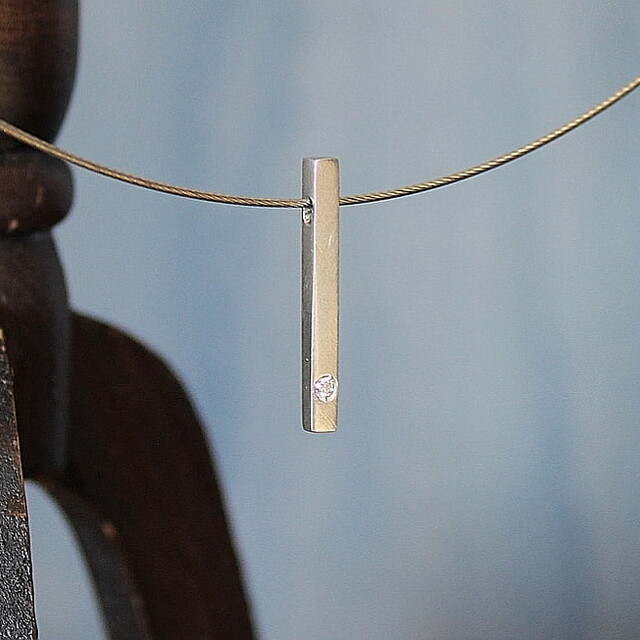 Pulsera Nara Diamante y Plata