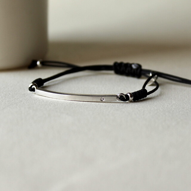 Pulsera Nara Diamante y Plata