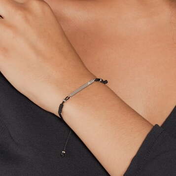 Pulsera Nara Diamante y Plata