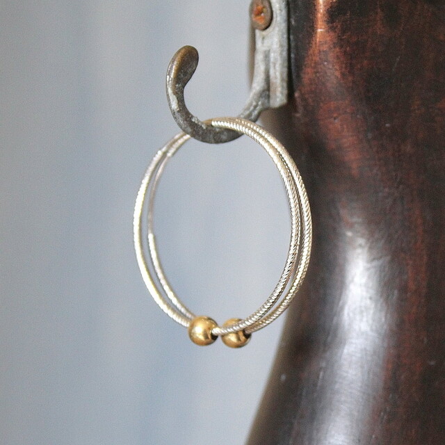 Pendientes Round Oro Grande