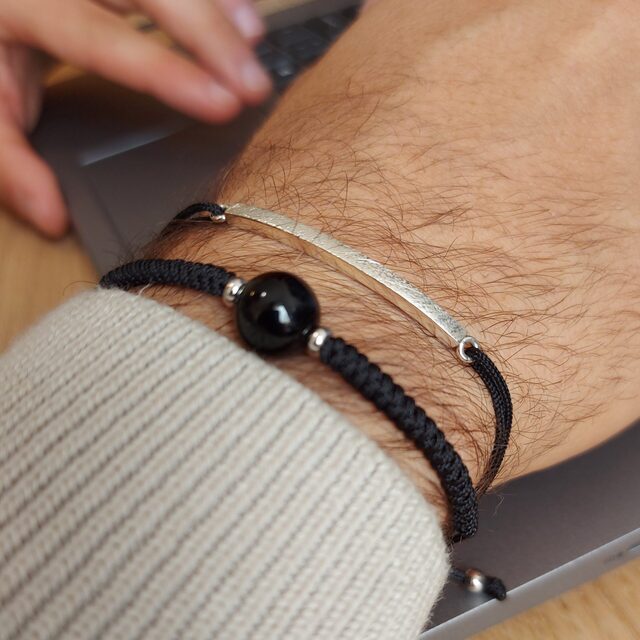Pulsera MAN Rusk Plata