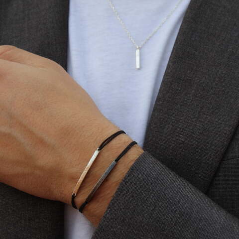 Pulsera MAN Rusk Plata