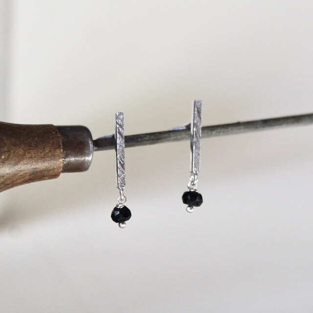 Pendientes Mia Plata y Espinelas