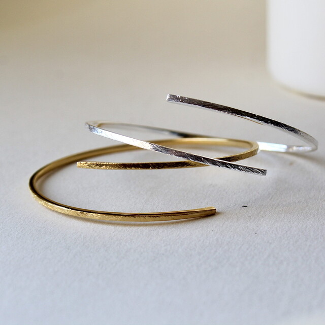 Pulsera Aixa en Plata con Baño de Oro