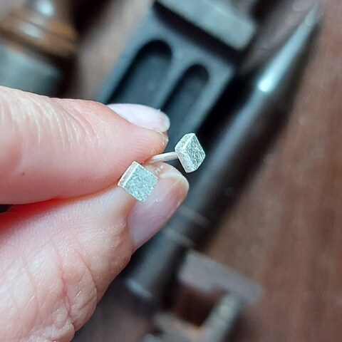 Pendiente mini Nat Plata