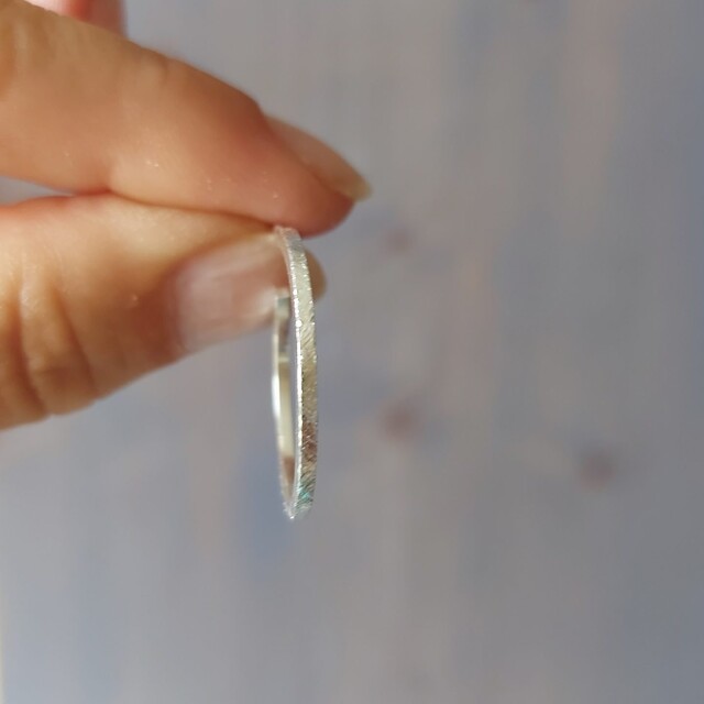 Pendientes Aro mediaNo Plata