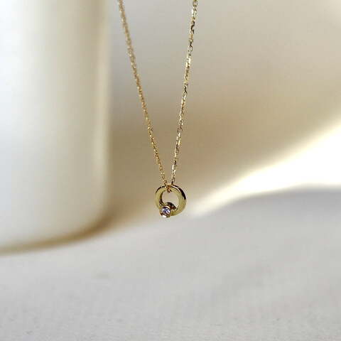 Colgante Cloe mini kids Oro y Diamante