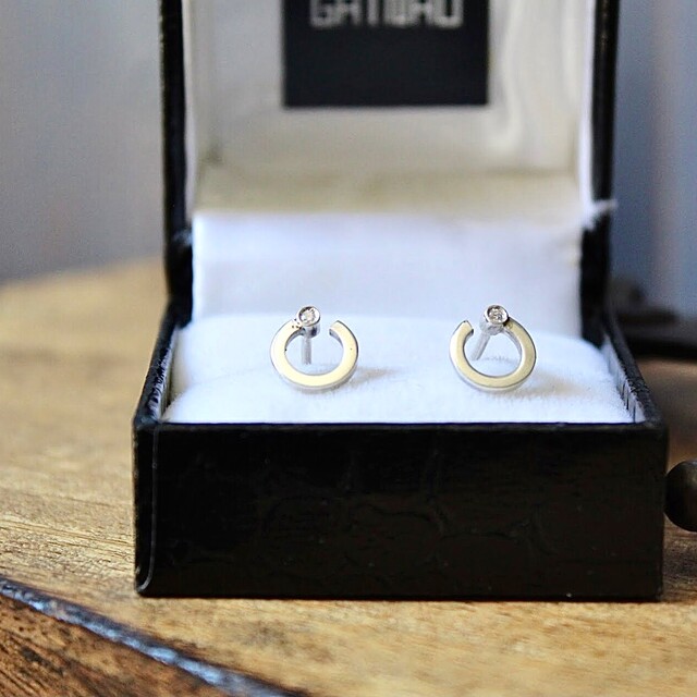 Pendiente ARLET kids Diamante y Plata