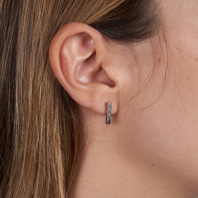 Pendientes Rusk Plata pequeño