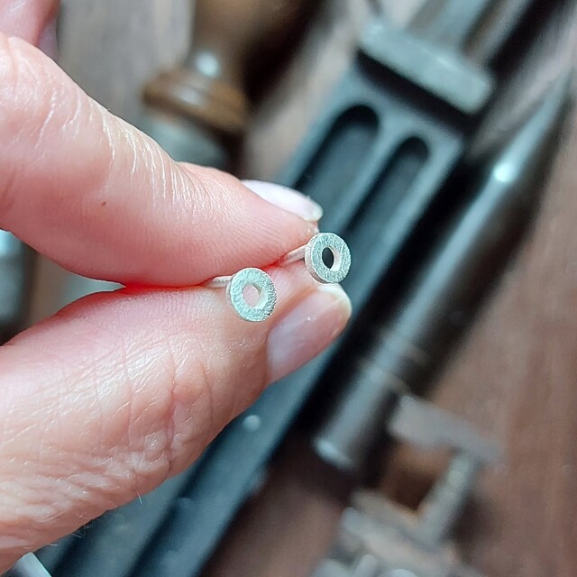 Pendiente mini Aro Plata