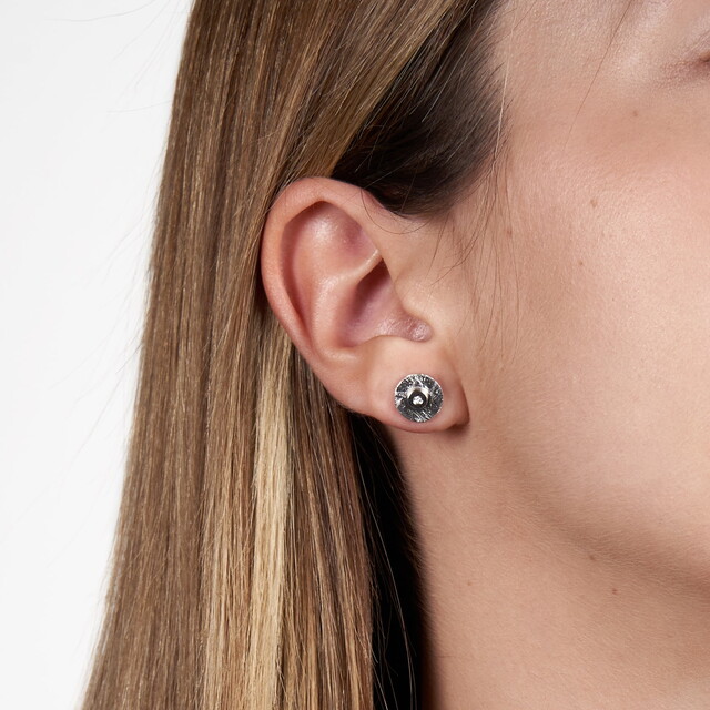 Pendientes Quer Plata y Diamante