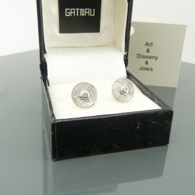 Pendientes Quer Plata y Diamante