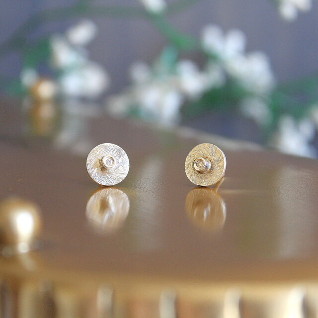 Pendientes Quer Plata y Diamante