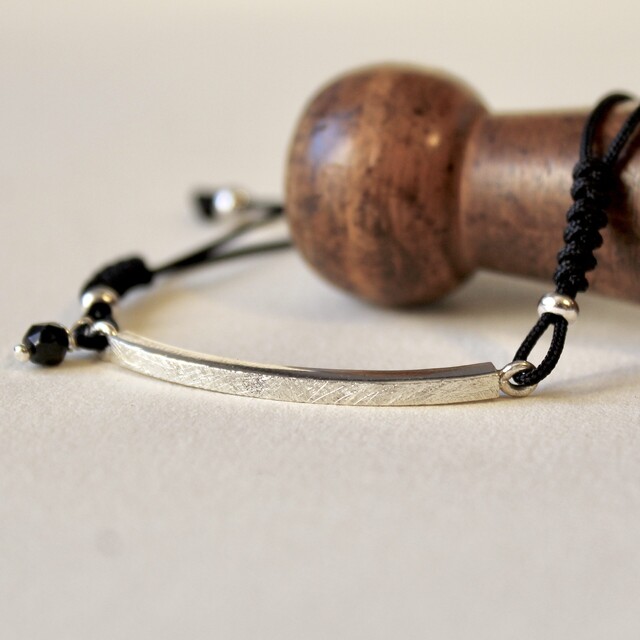 Pulsera Mia grande Plata Espinela
